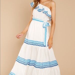 Blue Wave Maxi Dress